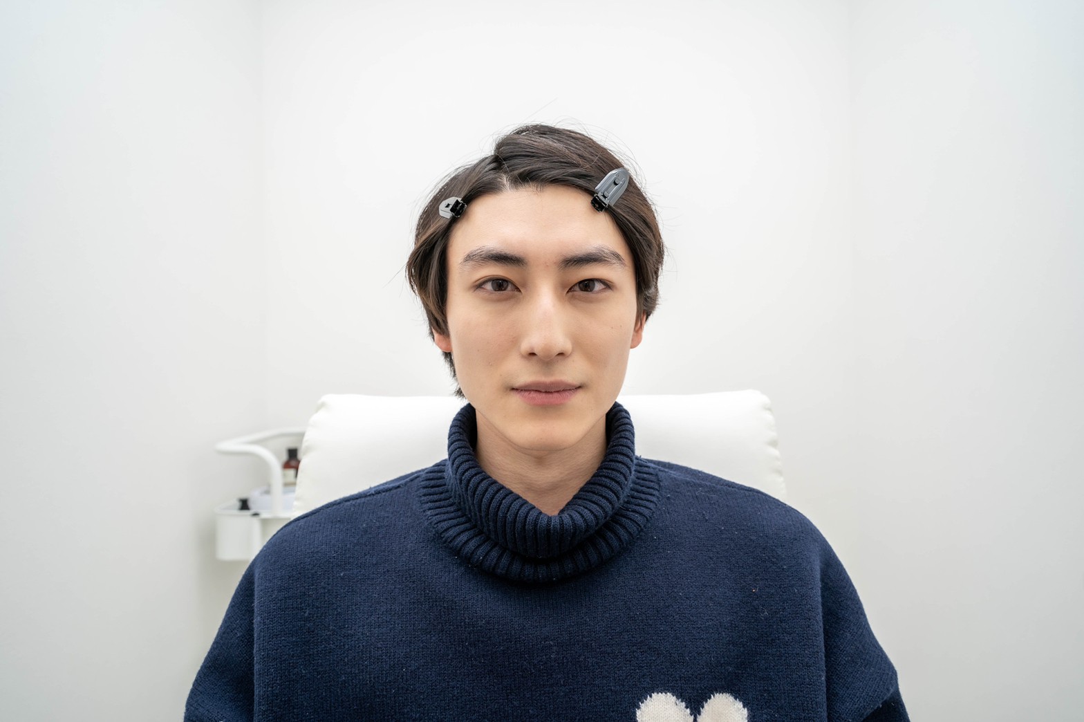 自眉の確認とお写真撮り