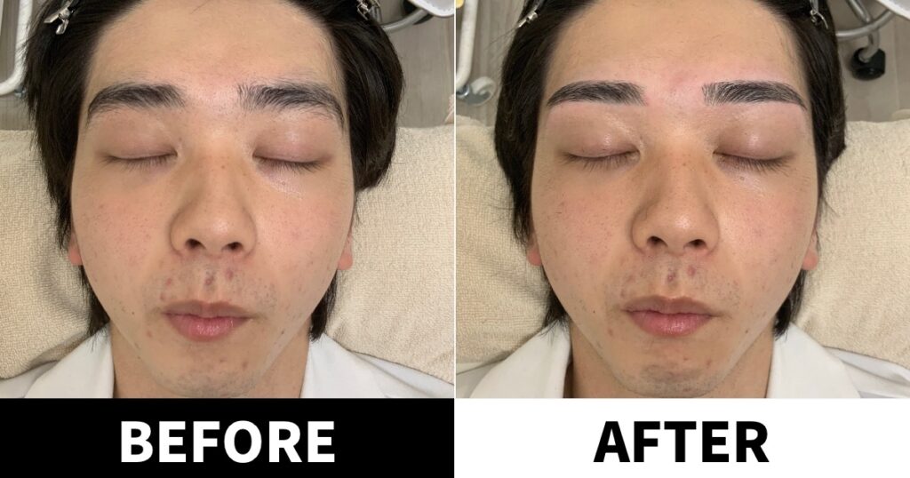 優しい印象をつくる、ナチュラル平行眉